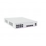 FIXED GIGE 1RU 1/2 CHASSIS, WEBSMART+, 8 RJ-45 10/