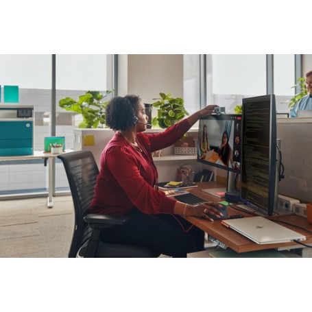 POLY Cuffie stereo Blackwire 3320 con connettore USB-C, certificate per Microsoft Teams + adattatore USB-C/A
