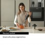 Haier Frullatore a immersione I-Master Serie 5 Nero, 3 lame in acciaio inox, becher 0,9 L, Accessoriato
