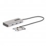 StarTech.com Adattatore multiporta USB-C con dongle USB-C a USB-A, doppio HDMI (4K30Hz/1080p60Hz), Hub USB-A 5Gbps a 3 porte, mi