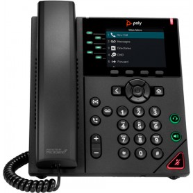 POLY Telefono IP VVX 350 a 6 linee abilitato per PoE