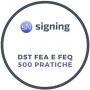 SIGNING 500 PRAT. DST FEA E FEQ