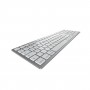 CHERRY KW 9100 SLIM FOR MAC tastiera Universale USB + Bluetooth AZERTY Francese Argento