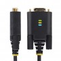 StarTech.com Cavo da USB a seriale 1m, Ritenzione COM, Viti/dadi intercambiabili, Adattatore USB-A a DB9 RS232 Protezione ESD, W