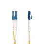 StarTech.com Cavo in fibra ottica duplex monomodale OS2 da LC a SC (UPC) da 5 m, 9/125µm, 100G, Insensibile alla piegatura, Bas