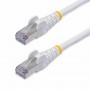 StarTech.com Cavo Ethernet CAT8 bianco da 1m, RJ45 Snagless, 25G/40G, 2000MHz, 100W PoE++, S/FTP, cavo lan in rame puro 26AWG, L
