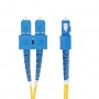 StarTech.com Cavo in fibra ottica duplex monomodale OS2 da SC a SC (UPC) da 10 m, 9/125µm, 40G/100G, Insensibile alla piegatura