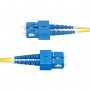 StarTech.com Cavo in fibra ottica duplex monomodale OS2 da SC a SC (UPC) da 10 m, 9/125µm, 40G/100G, Insensibile alla piegatura