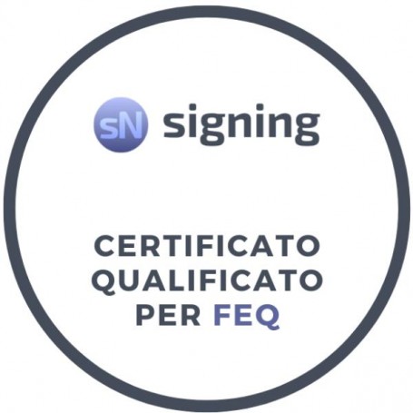 SIGNING CERTIFICATO FEQ