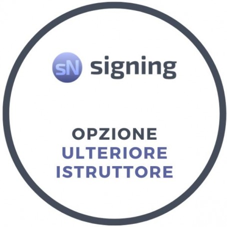 SIGNING OPZIONE ISTRUTTORE
