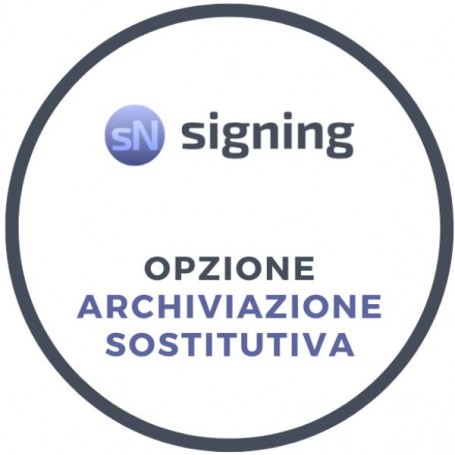 SIGNING OPZIONE ARCH.SOSTITUTIVA
