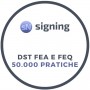 SIGNING  50K PRAT.DST FEA E FEQ