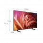 Samsung TV OLED 4K 77” QE77S85DAEXZT Smart TV Wi-Fi Graphite Black 2024, Processore NQ4 AI GEN2, Self-illuminating pixels, Con