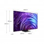 Samsung TV OLED 4K 65" QE65S95DATXZT Smart TV Wi-Fi Graphite Black 2024, Processore NQ4 AI GEN2, OLED Glare Free, Infinity One D
