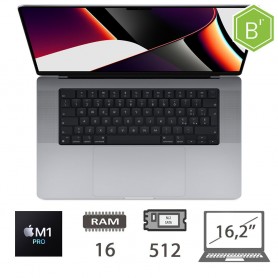 MBP 16,2 (2021)M1 PRO-10C/16/512/16C GPU/SG/2Y - B