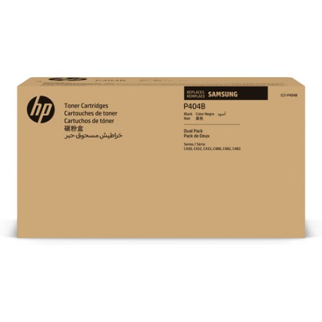 Samsung Cartucce toner nero CLT-P404B in confezione doppia. (SU364A)