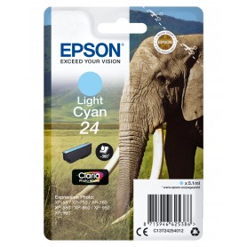 Epson Elephant Cartuccia Ciano-chiaro (C13T24254012)