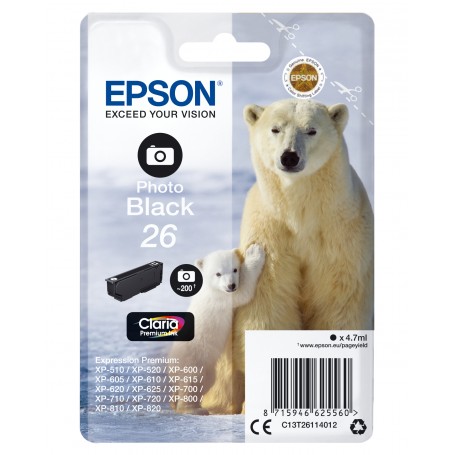 Epson Polar bear Cartuccia Nero foto (C13T26114012)