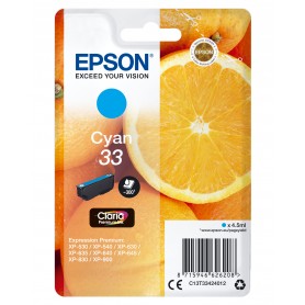 Epson Oranges Cartuccia Ciano T33 Claria Premium (C13T33424012)