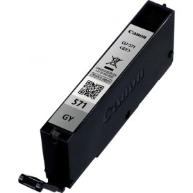 Canon CLI-571GY cartuccia d'inchiostro 1 pz Originale Resa standard Grigio per foto (0389C001)