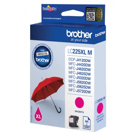 Brother LC-225XLM cartuccia d'inchiostro 1 pz Originale Magenta (LC-225XLM)