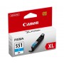 Canon CLI-551XL cartuccia d'inchiostro 1 pz Originale Resa elevata (XL) Ciano per foto (6444B001)