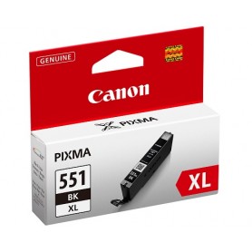 Canon CLI-551XL BK cartuccia d'inchiostro 1 pz Originale Resa elevata (XL) Nero per foto (6443B001)