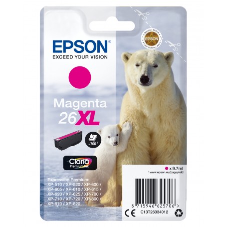 Epson Polar bear Cartuccia Magenta xl (C13T26334022)