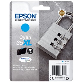 Epson Padlock Singlepack Cyan 35XL DURABrite Ultra Ink (C13T35924010)