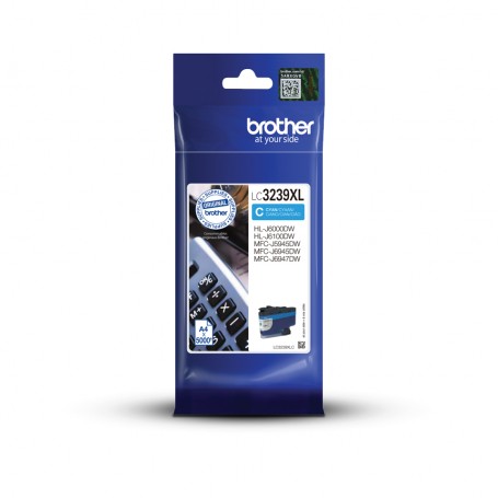 Brother LC-3239XLC cartuccia d'inchiostro 1 pz Originale Resa elevata (XL) Ciano (LC3239XLC)