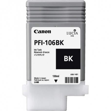 Canon PFI-106 BK cartuccia d'inchiostro 1 pz Originale Nero per foto (6621B001AA)