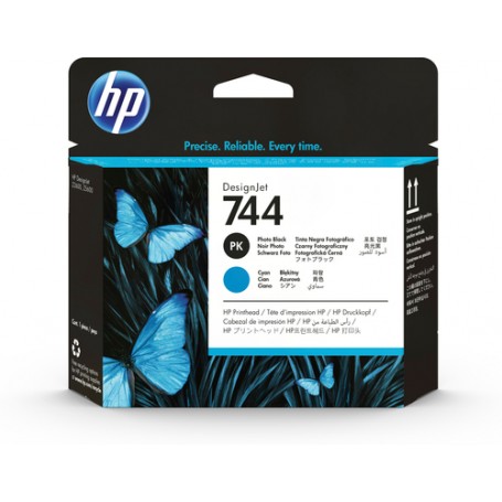 HP Testina di stampa nero fotografico/ciano DesignJet 744 (F9J86A)