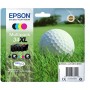 Epson Golf ball Multipack 4-colours 34XL DURABrite Ultra Ink (C13T34764020)