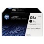 HP Confezione doppia di cartucce toner originali nero 05A LaserJet (CE505D)