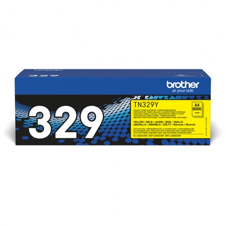 Brother TN-329Y cartuccia toner 1 pz Originale Giallo (TN329Y)