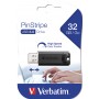 Verbatim PinStripe 3.0 - Memoria USB 3.0 da 32 GB  - Nero (49317)