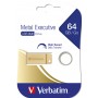 Verbatim Metal Executive - Memoria USB 3.0 da 64 GB - Oro (99106)