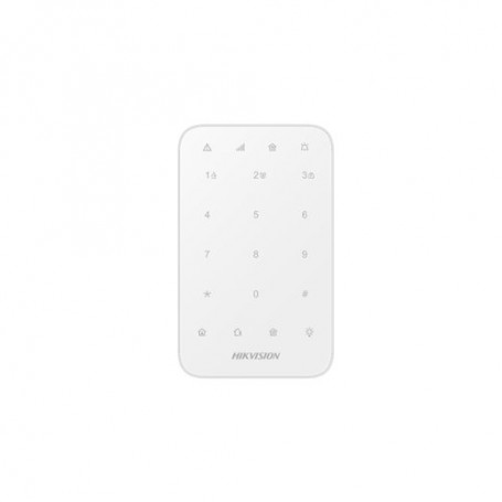 HIKVISION Tastiera LED PER AX PRO Portata 1200mt Batteria 3 anni - DS-PK1-E-WE