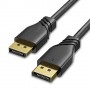 CAVO ATLANTIS DISPLAYPORT 1.2 TO DP, M/M, 2MT,schermato in RAME, NERO, P019-DP_12-2