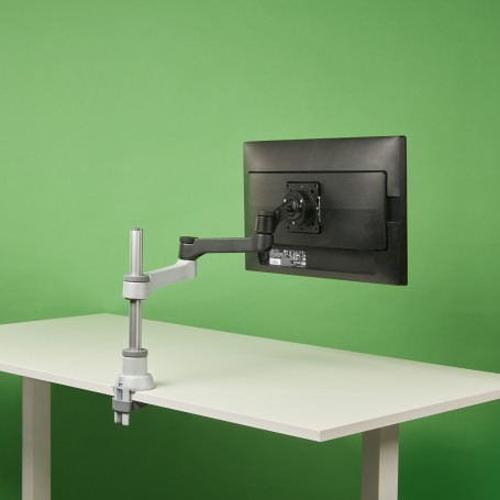 R-Go Tools RGOVLZE4SI Supporti a parete per TV 81,3 cm (32") Scrivania Nero, Argento