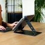 R-Go Tools R-Go Riser Duo, supporto tablet e portatile, regolabile, nero