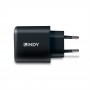 Lindy 73426 Caricabatterie per dispositivi mobili Universale Nero AC Ricarica rapida Interno