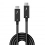 Lindy 31121 Cavo Thunderbolt 2 m 40 Gbit/s Nero