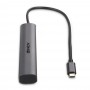 Lindy 43384 hub di interfaccia USB tipo-C 10000 Mbit/s Grigio