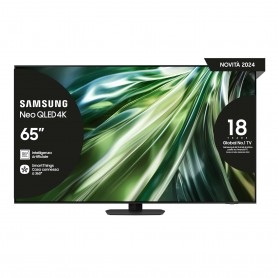Samsung TV Neo QLED 4K 65" QE65QN90DATXZT Smart TV Wi-Fi Titan Black 2024, Processore NQ4 AI GEN2, Tecnologia Quantum Matrix, Ne