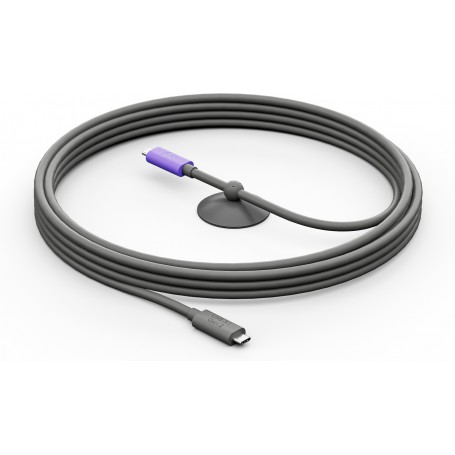 Logitech 952-000195 cavo USB USB 3.2 Gen 2 (3.1 Gen 2) 5 m USB C Grafite, Viola