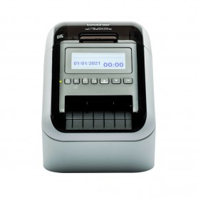 Brother QL-820NWBVMXX1 stampante per etichette (CD) Termica diretta A colori 300 x 600 DPI 176 mm/s Con cavo e senza cavo Colleg