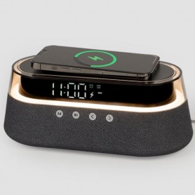 CASSA BLUETOOTH LAMPADA RGB 15W GRA