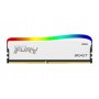 Kingston Technology FURY Beast 16GB 3200MT/s DDR4 CL16 DIMM bianco RGB SE