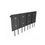 DEZCTOP DESK PANNELLI KIT 4 PEZZI PER SCRIVANIA 160 NERO E NOCE AC-BFTDB4X-